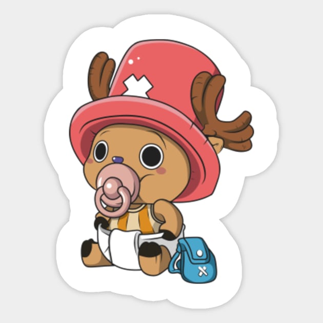 BABY TONY TONY CHOPPER One Piece Sticker TeePublic